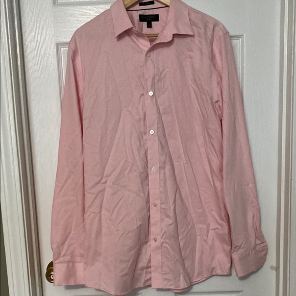 Banana Republic Light Pink Dress Shirt. Slim Fit Tall - Picture 1 of 3